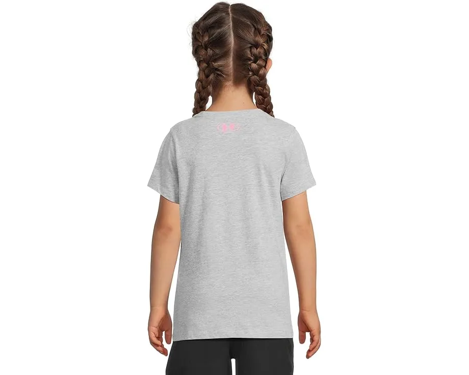 Футболка Under Armour Kids с логотипом и прямым подолом