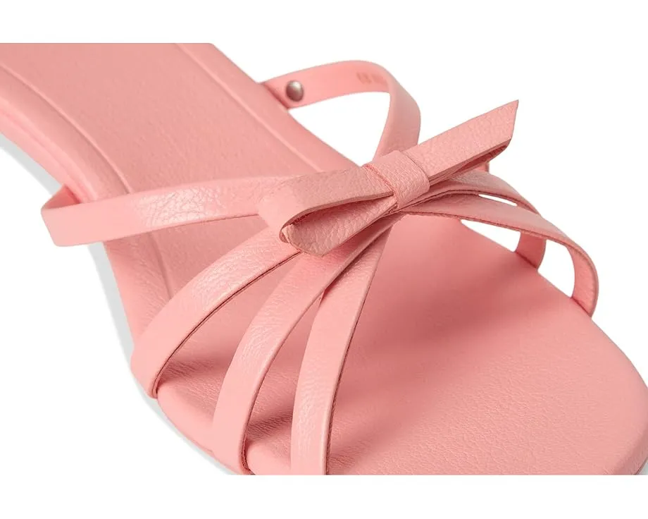 Сандалии Carolina из тисненой кожи на низком каблуке kitten heel