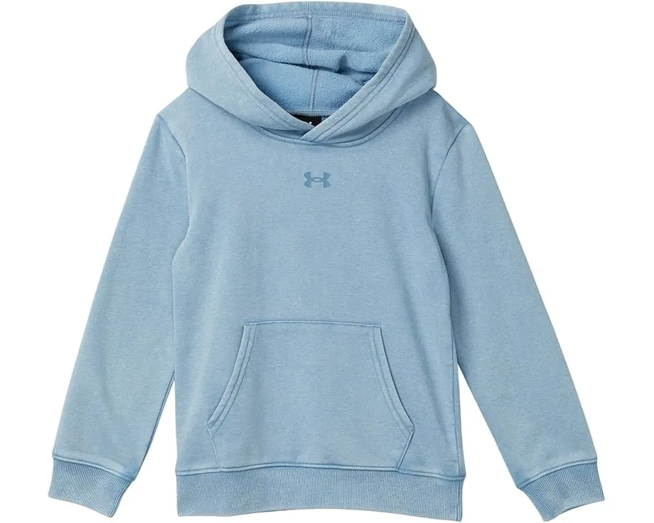 Толстовка Under Armour Kids Rival с эффектом кислотной стирки из мягкого флиса