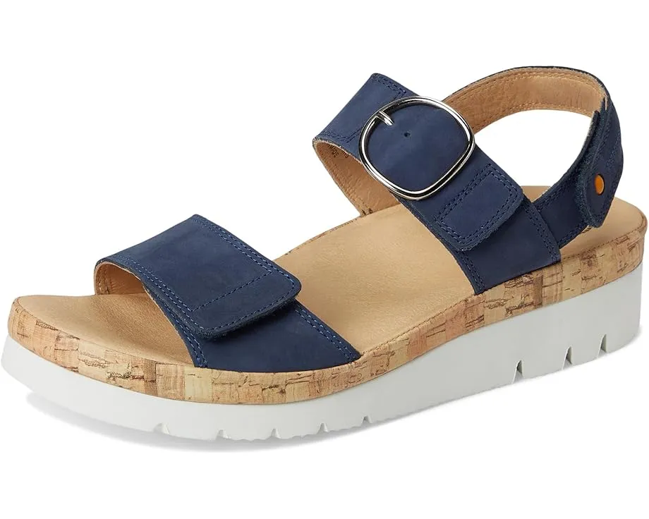 Сандалии Samuel Hubbard Portola Two-Strap с регулируемыми липучками и клиновидным каблуком