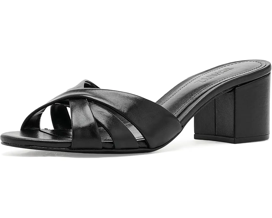 Schutz босоножки Keefa Block Mule на устойчивом каблуке