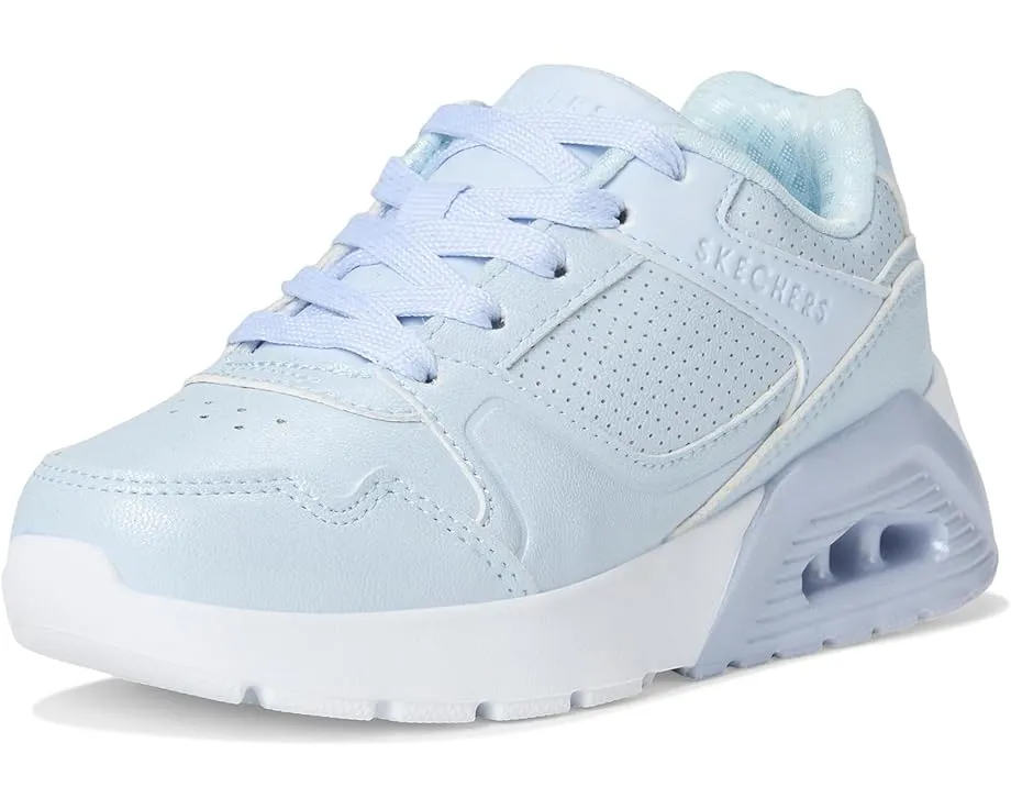 Детские кроссовки Skechers Uno Lite 2.0 с блестящим верхом и памятью формы