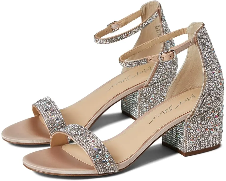 Бренд Blue by Betsey Johnson Босоножки Mari на каблуке с квадратной платформой и стразами