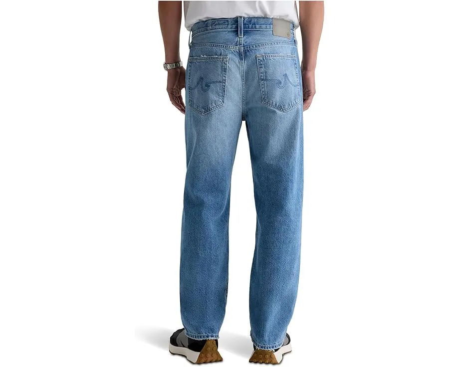 Прямые джинсы AG Jeans Felix Vintage с потертостями