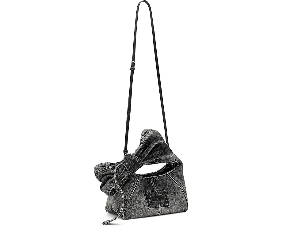Мини-сумка Marc Jacobs The Bow Denim Mini Sack с бантом из денима