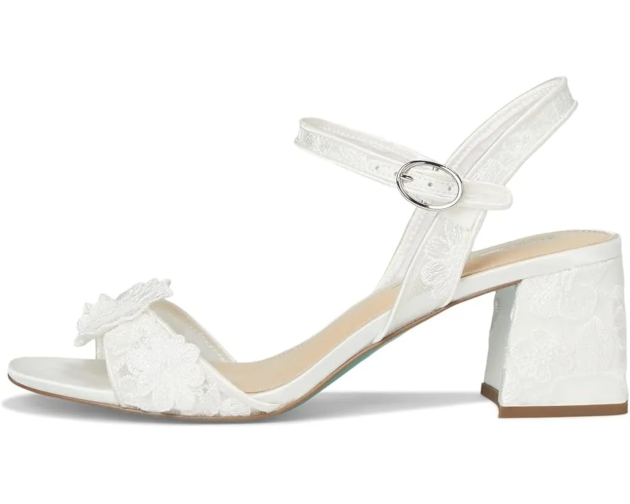 Босоножки Blue by Betsey Johnson Blare с цветочным принтом на платформе и квадратным носком