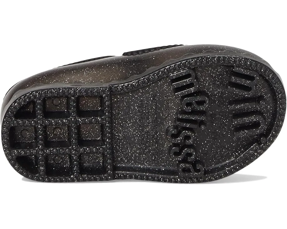 Балетки Hip Ballerina с аппликацией цветка и липучкой Mini Melissa