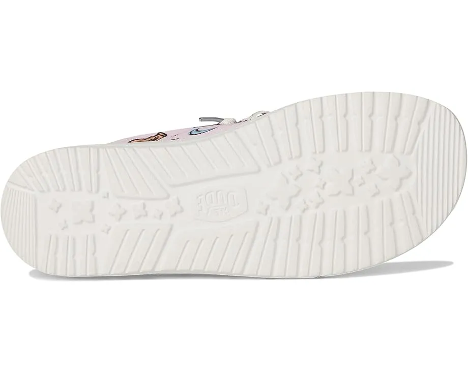 Детские слипоны Hey Dude Kids Wendy Darlin с текстильным верхом и принтом