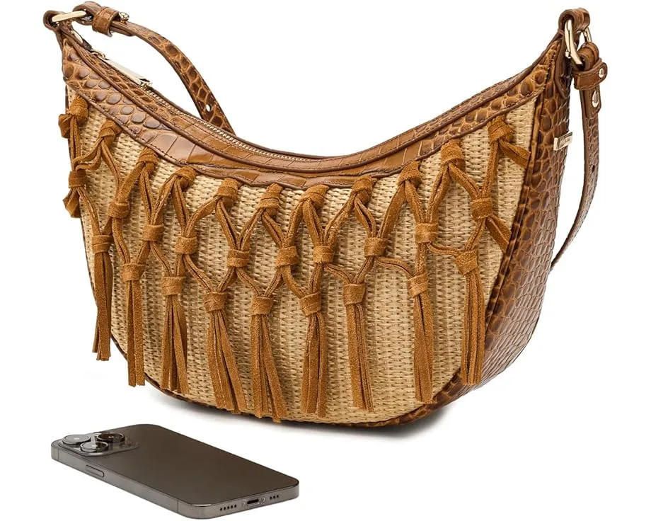 Кроссбоди Brahmin Percy из стеганой кожи с регулируемым ремнем