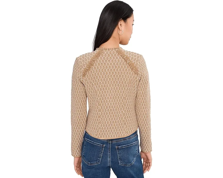 Жакет Brocade Fringe Knit с жаккардовым узором от NIC+ZOE