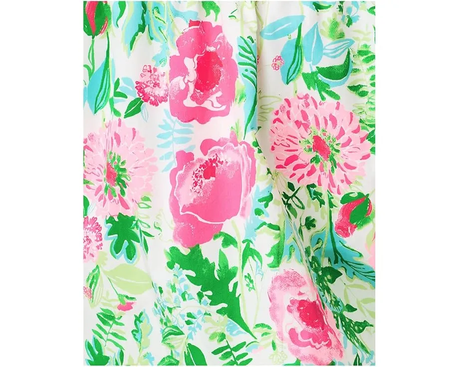 Топ с открытыми плечами Lilly Pulitzer Siloe с длинными рукавами на манжетах