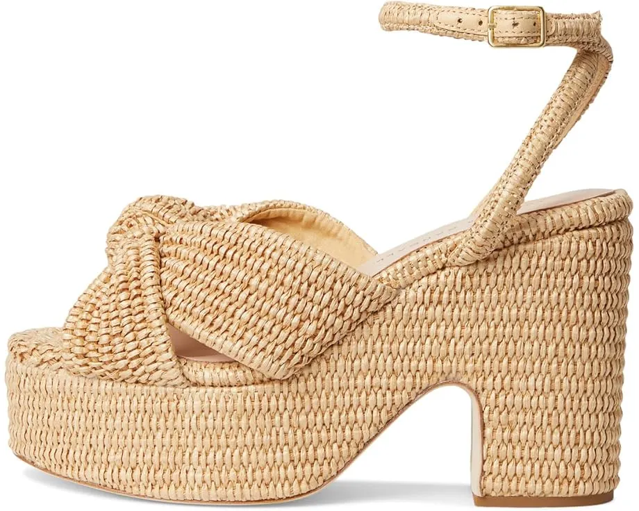 Сандалии Loeffler Randall на массивной платформе с узлом