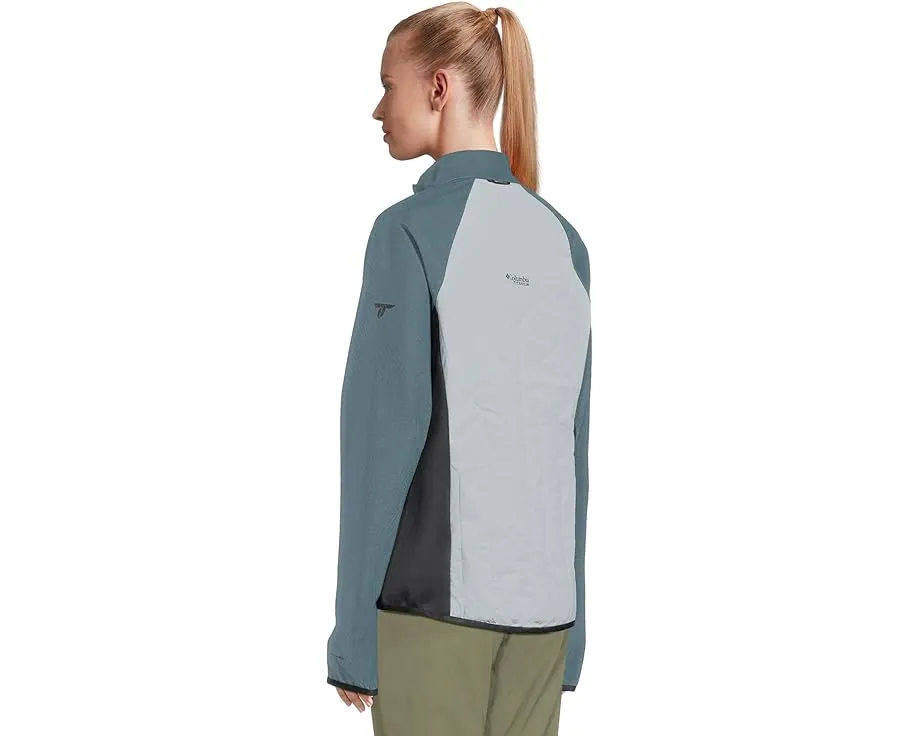 Куртка Columbia Arctic Crest Hybrid Full Zip с технологией Omni Heat Arctic и прорезями для большого пальца