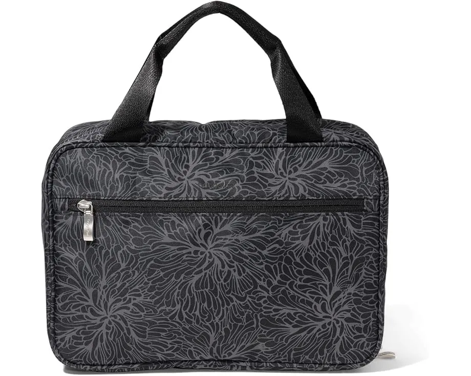 Большая подвесная дорожная косметичка Baggallini с тремя секциями и карманами