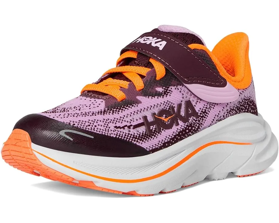 Детские кроссовки Hoka Kids Clifton 10 с амортизацией и застежкой на липучке