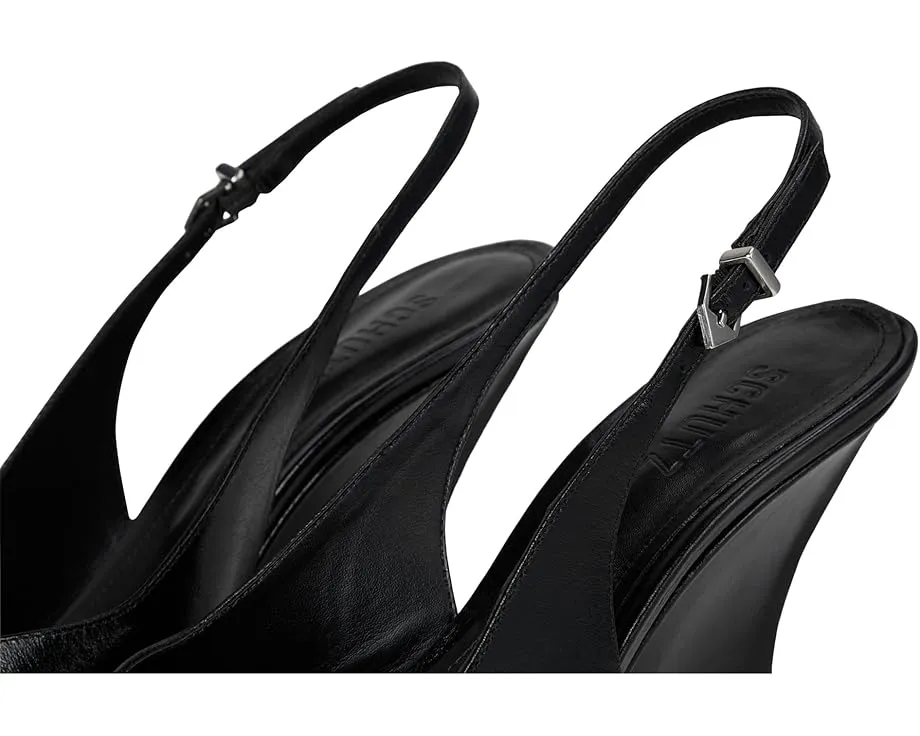 Туфли-лодочки Siena Buckle с клиновидным каблуком и острым носком