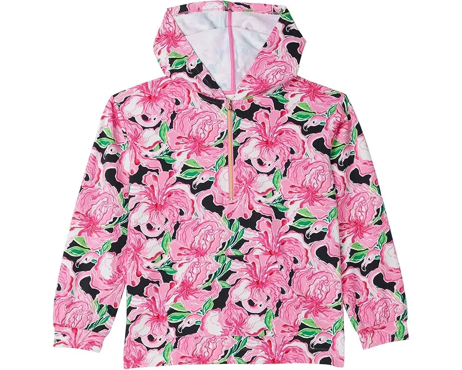 Худи Mini Kamillie с цветочным принтом Lilly Pulitzer Kids