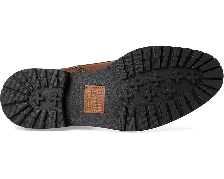 Ботинки Johnston & Murphy Barrett Plain Toe с гладким мысом и шнуровкой