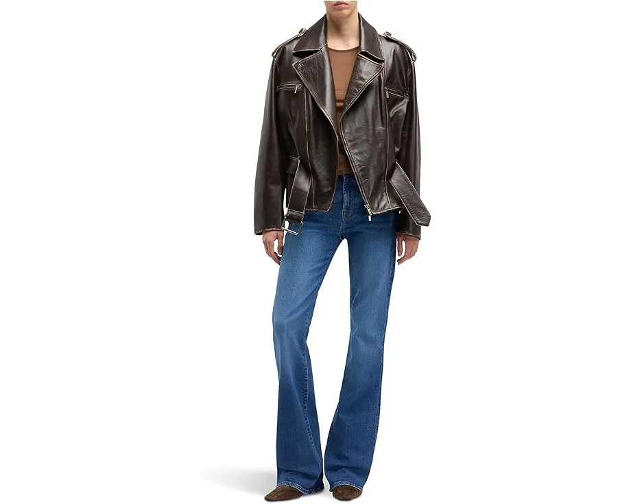 Джинсы 7 For All Mankind The Leggy Bootcut с зауженным силуэтом и расклешенным низом
