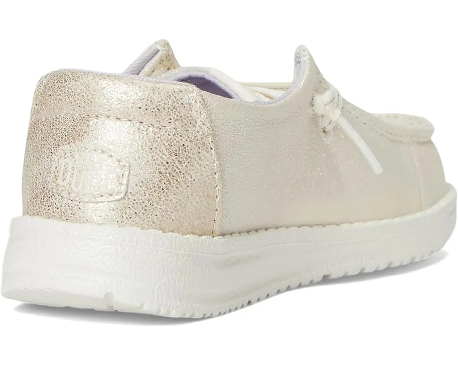 Детские слипоны Hey Dude Kids Wendy Dazzling с блестками и технологией Flex & Fold