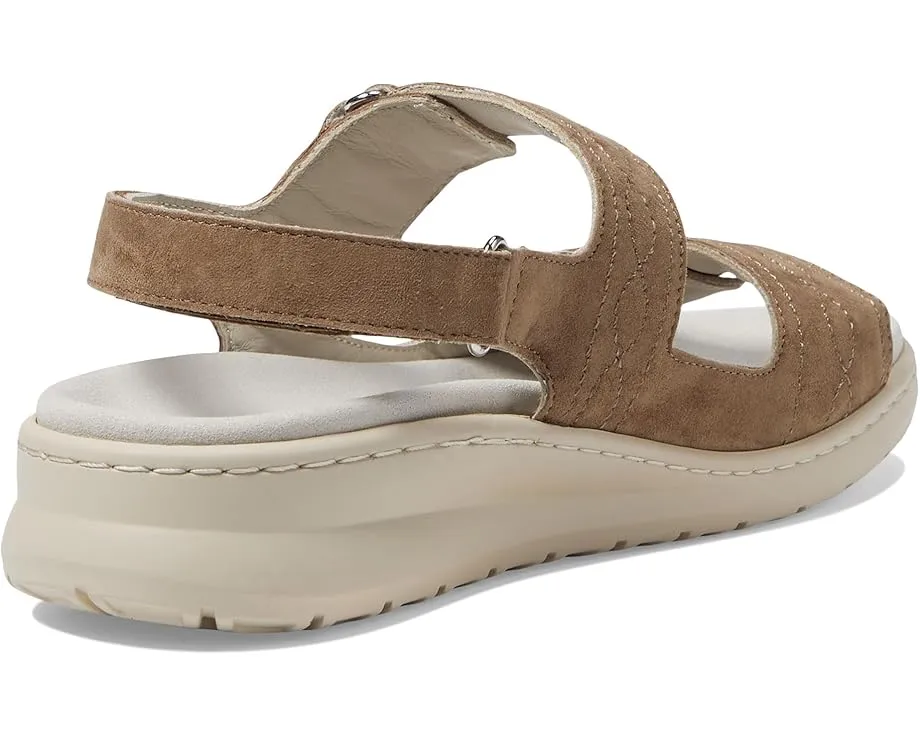 Сандалии Key с тремя липучками и стелькой из замши David Tate