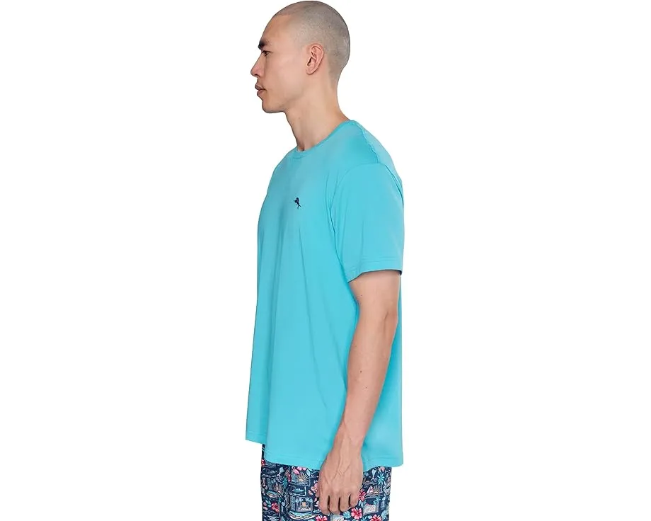 Футболка Tommy Bahama из хлопка и модала с коротким рукавом