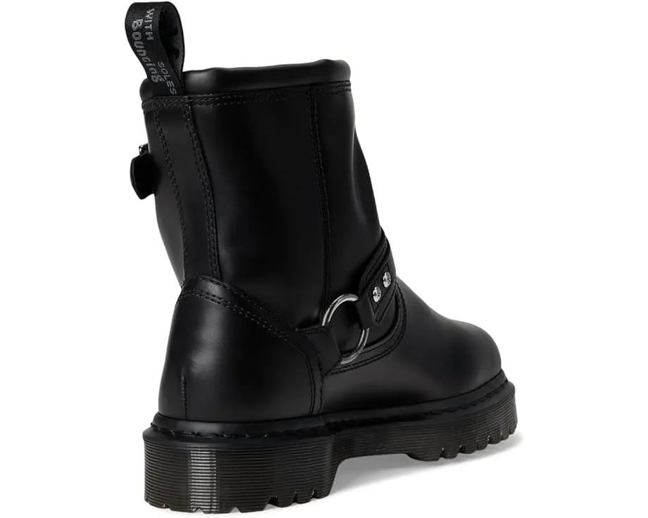 Ботинки Dr. Martens Anistone Harness в байкерском стиле