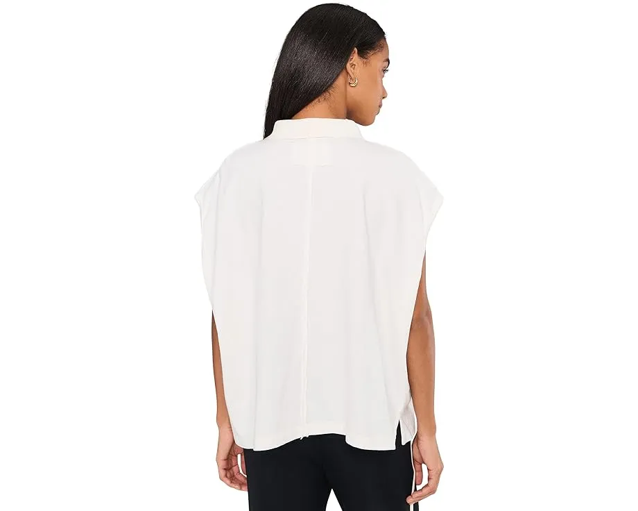 Оверсайз поло Free People Keep On с вентиляцией по бокам