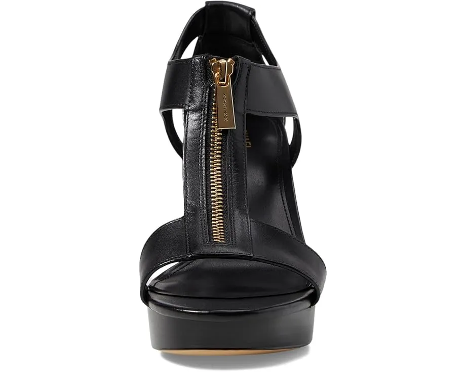 Босоножки MICHAEL Michael Kors Berkley Mid на платформе с молнией спереди