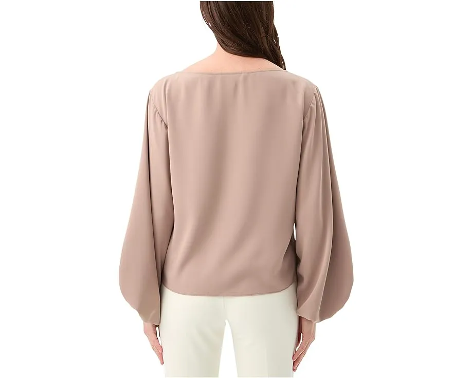 Топ Trina Turk Ursa 2 с длинными рукавами баллон и лодочкой