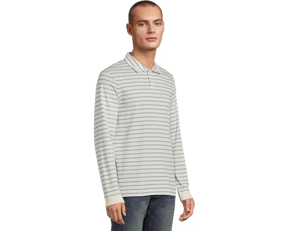 Поло Comfort Stretch Performance с длинным рукавом в полоску и эластичной тканью L.L.Bean