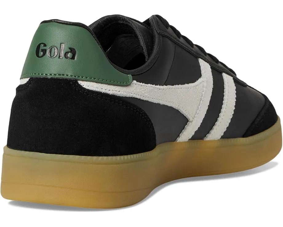 Кожаные кроссовки Gola Viper Leather с темной подошвой