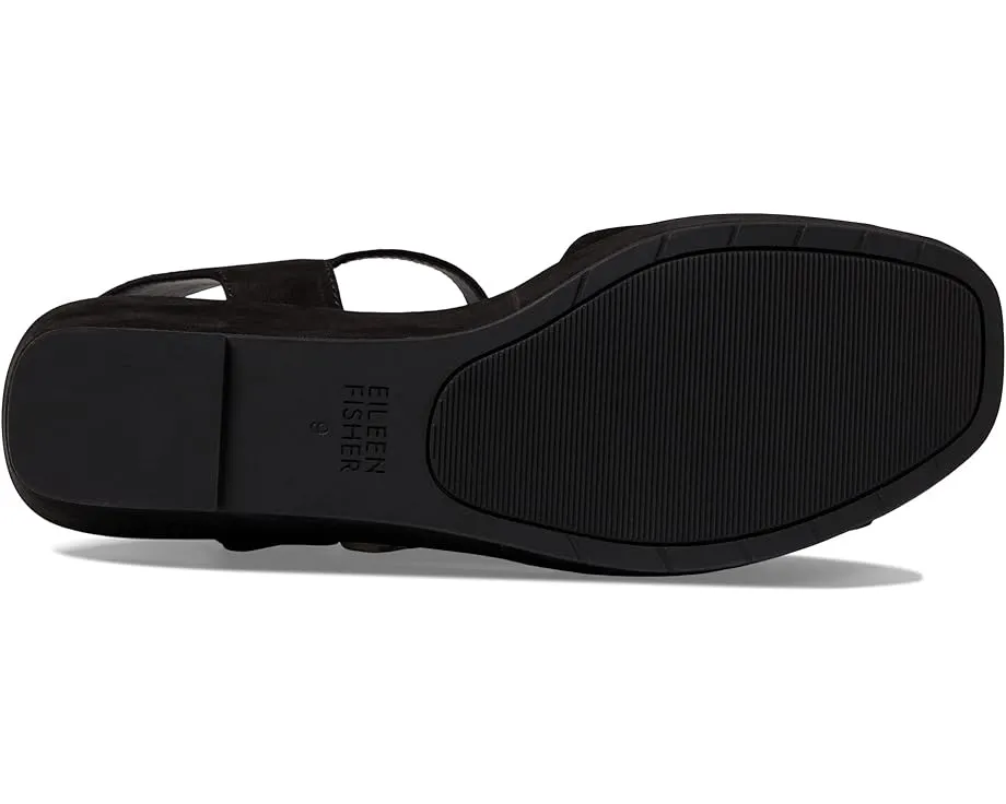 Босоножки на платформе Eileen Fisher Mime с квадратным открытым носком и регулируемой пряжкой