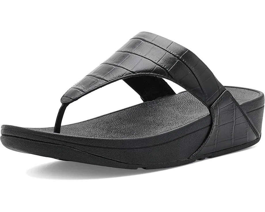 Сандалии Lulu Crocodile FitFlop с ремешком на перемычке