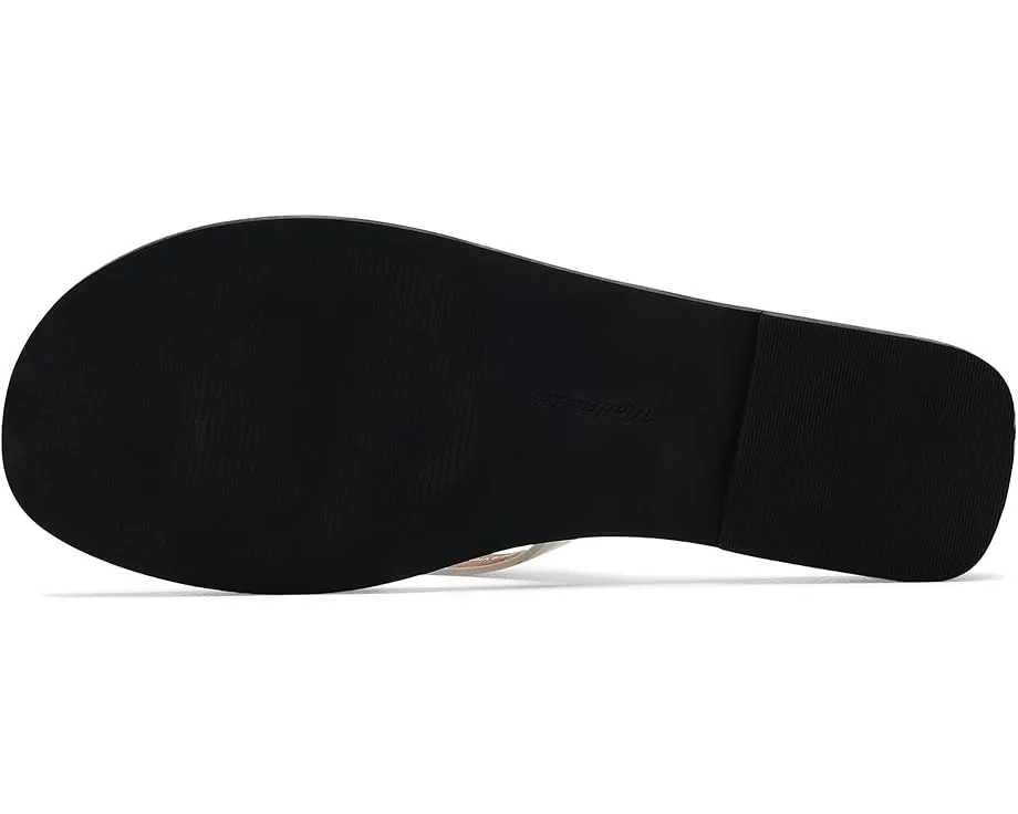Сандалии Greene Thong Slide от Madewell с кожаным верхом и открытым носком