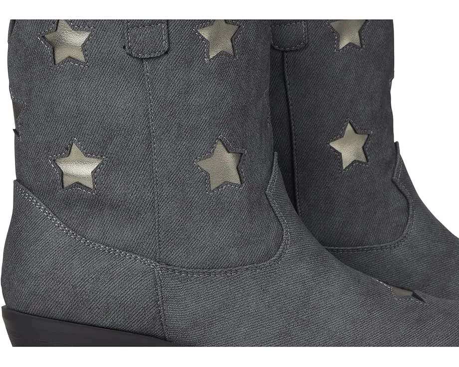 Ботильоны Underwood с острым носом и звездами на каблуке кубин