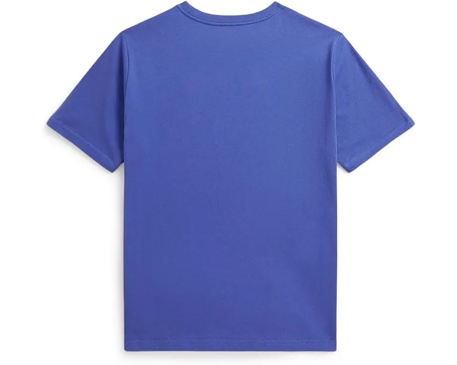 Футболка Polo Ralph Lauren Kids Logo Cotton Jersey с коротким рукавом и круглым вырезом