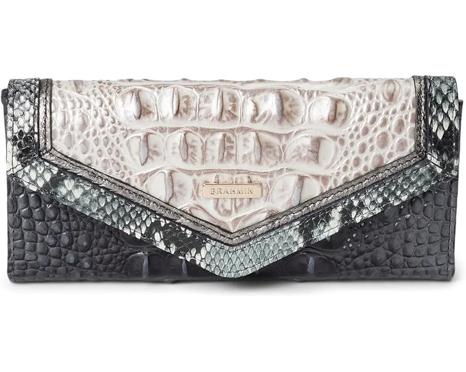 Кошелек Veronica в стиле конверта с десятью слотами для карт Brahmin