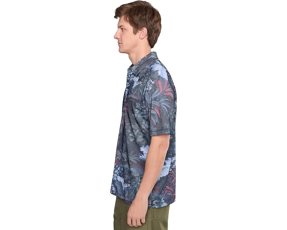 Polo Tommy Bahama Geneva Jungle с тропическим принтом и защитой UPF 30