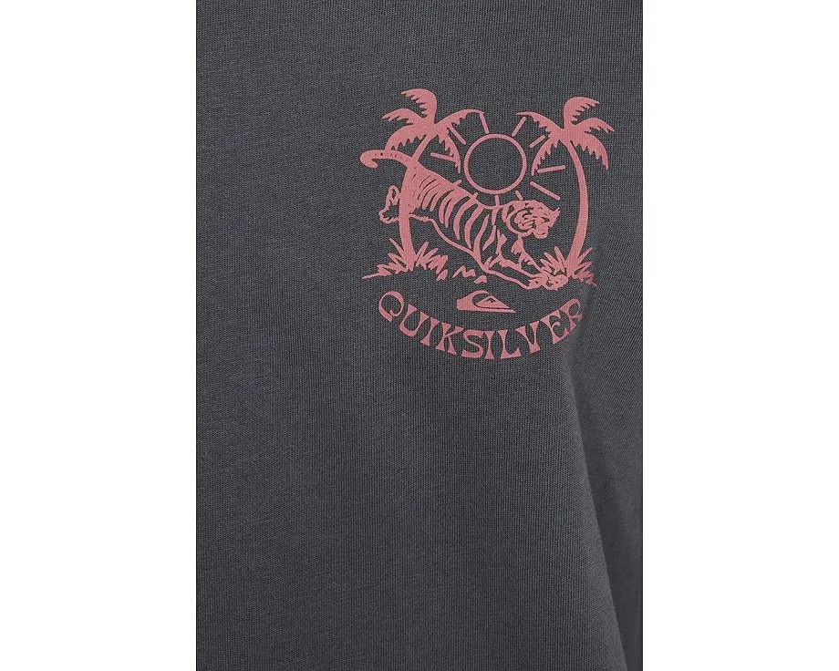 Футболка Quiksilver In The Wild с принтом из мягкого хлопка 180 г/м²
