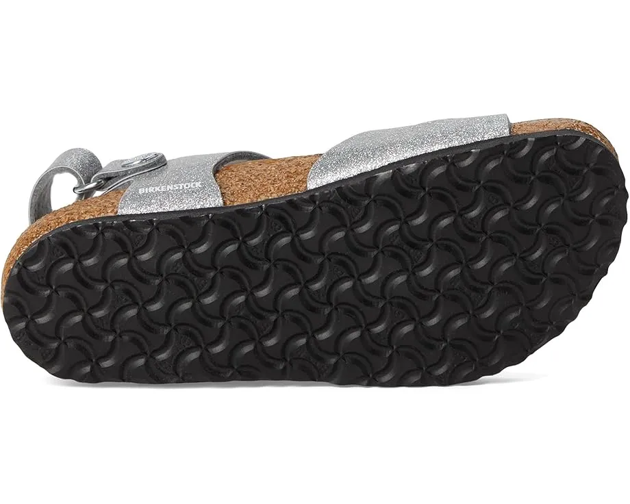 Сандалии Birkenstock Kids Rio Hook and Loop с блестками и регулируемыми ремешками