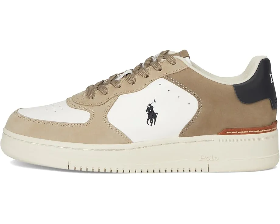 Polo Ralph Lauren Masters Court кроссовки из нубука и кожи с поддержкой стопы