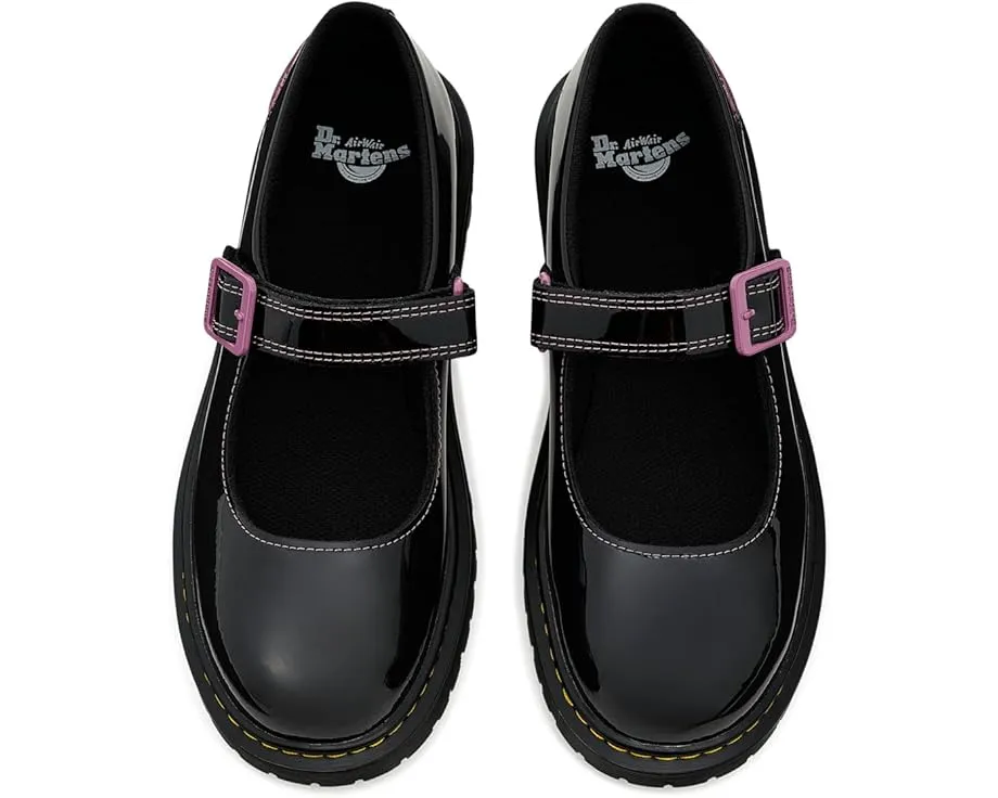 Туфли Mary Jane Dr. Martens Bex Y с блестящим сердцем на контрастной подошве