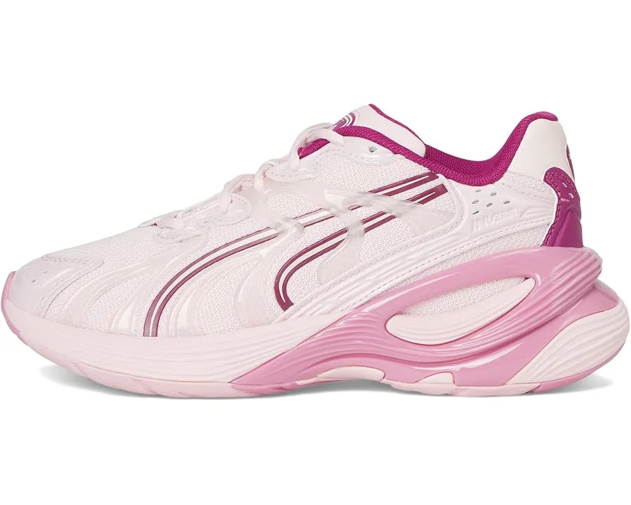 Детские кроссовки PUMA Kids Inverse с перламутровой кожей и полупрозрачной клеткой