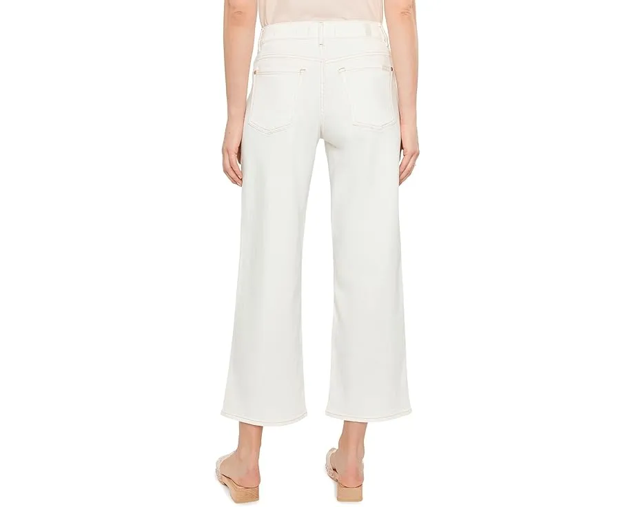 Джинсы 7 For All Mankind с прямым кроем и высокой посадкой Stovepipe Straight Ankle