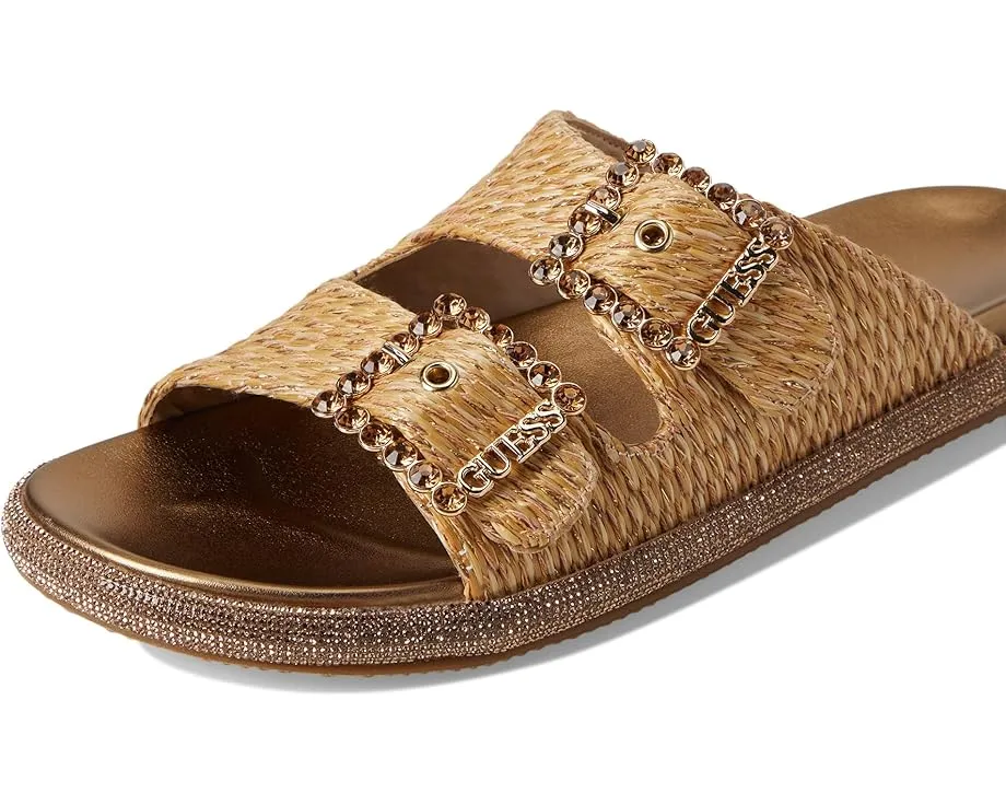 Сандалии GUESS Funzy с пайетками и стразами