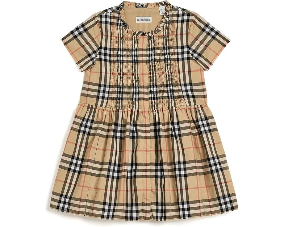 Платье Rose от Burberry Kids для малышей с цветочным принтом