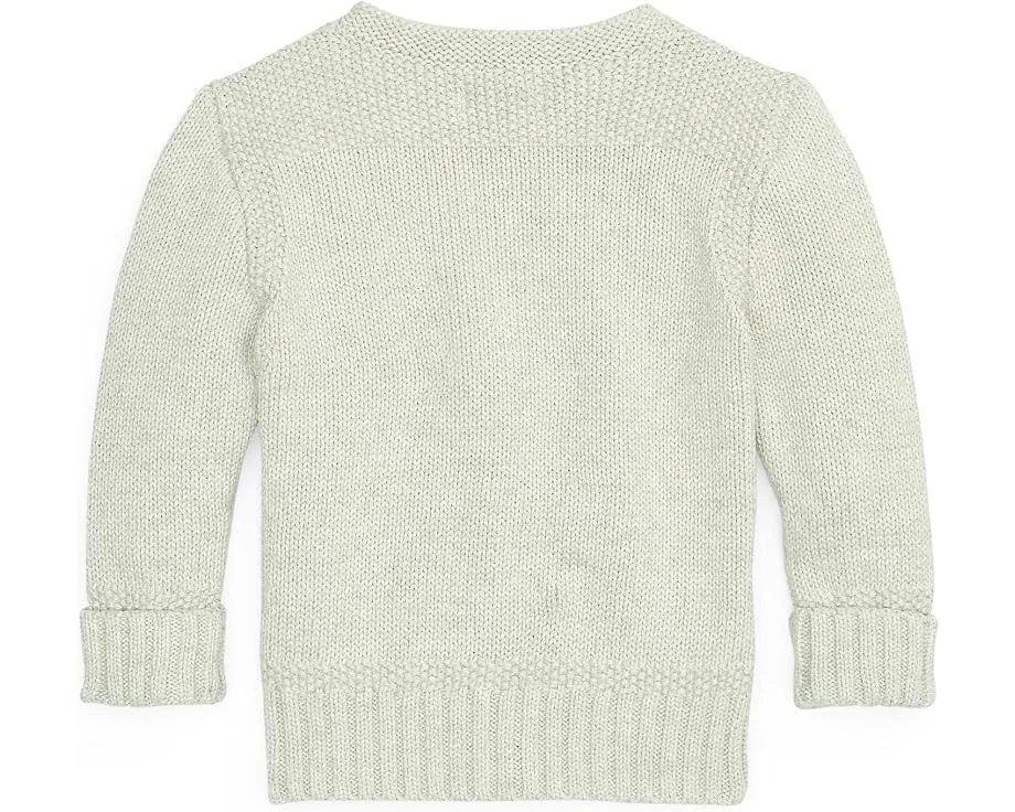 Детский кардиган Polo Ralph Lauren Kids с V-образным вырезом и вышитым пони