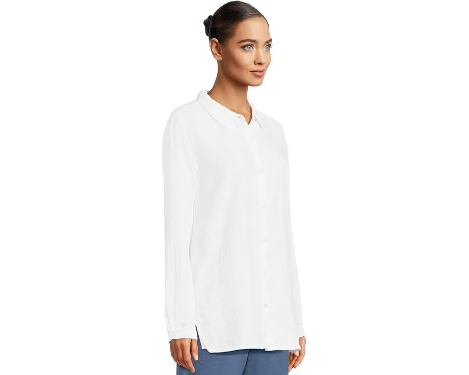 Туника Long Sleeve Button Up с воротником от Mod-o-doc