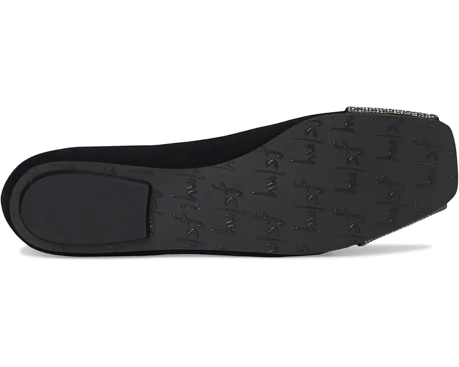 Лоферы Via от French Sole с квадратным носком и контрастным материалом